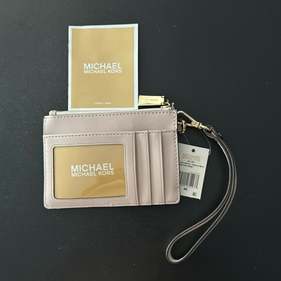 MICHAEL Michael KorsJet Set Travel Small Top Zip Coin D Holder Wallet Wristlet - Picture 3 of 7